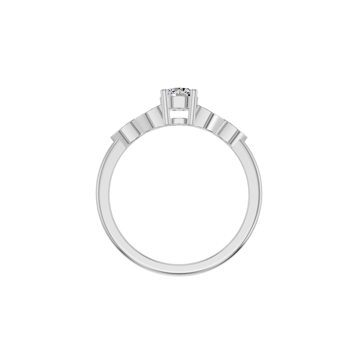 DLR002169 18 KT / White Gold / 18