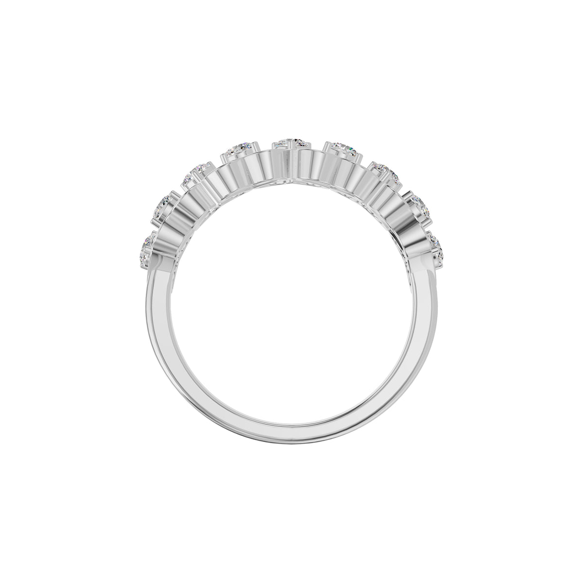 DLR002173 18 KT / White Gold / 18
