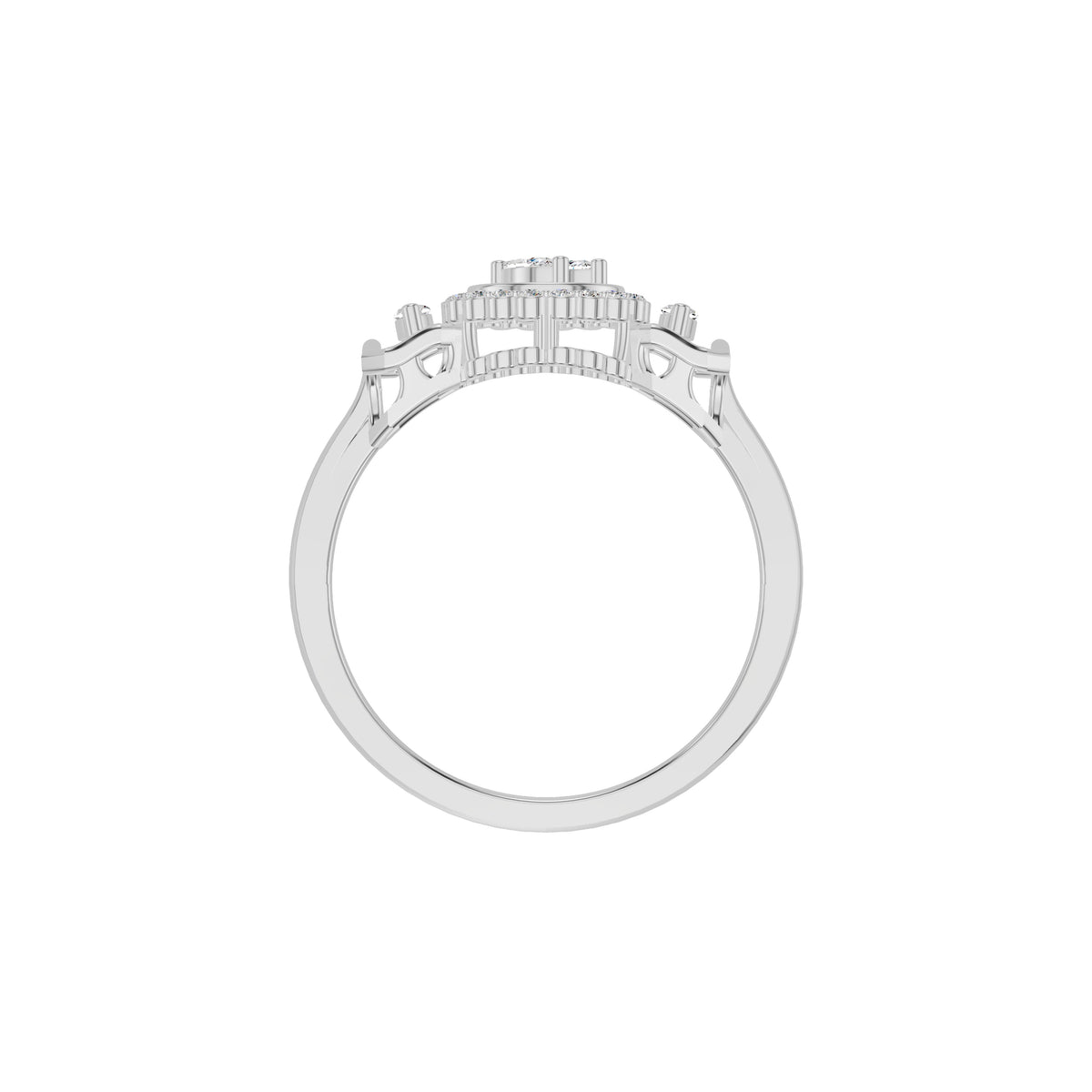 Timeless Fleur Diamond Ring 18 KT / White Gold / 18