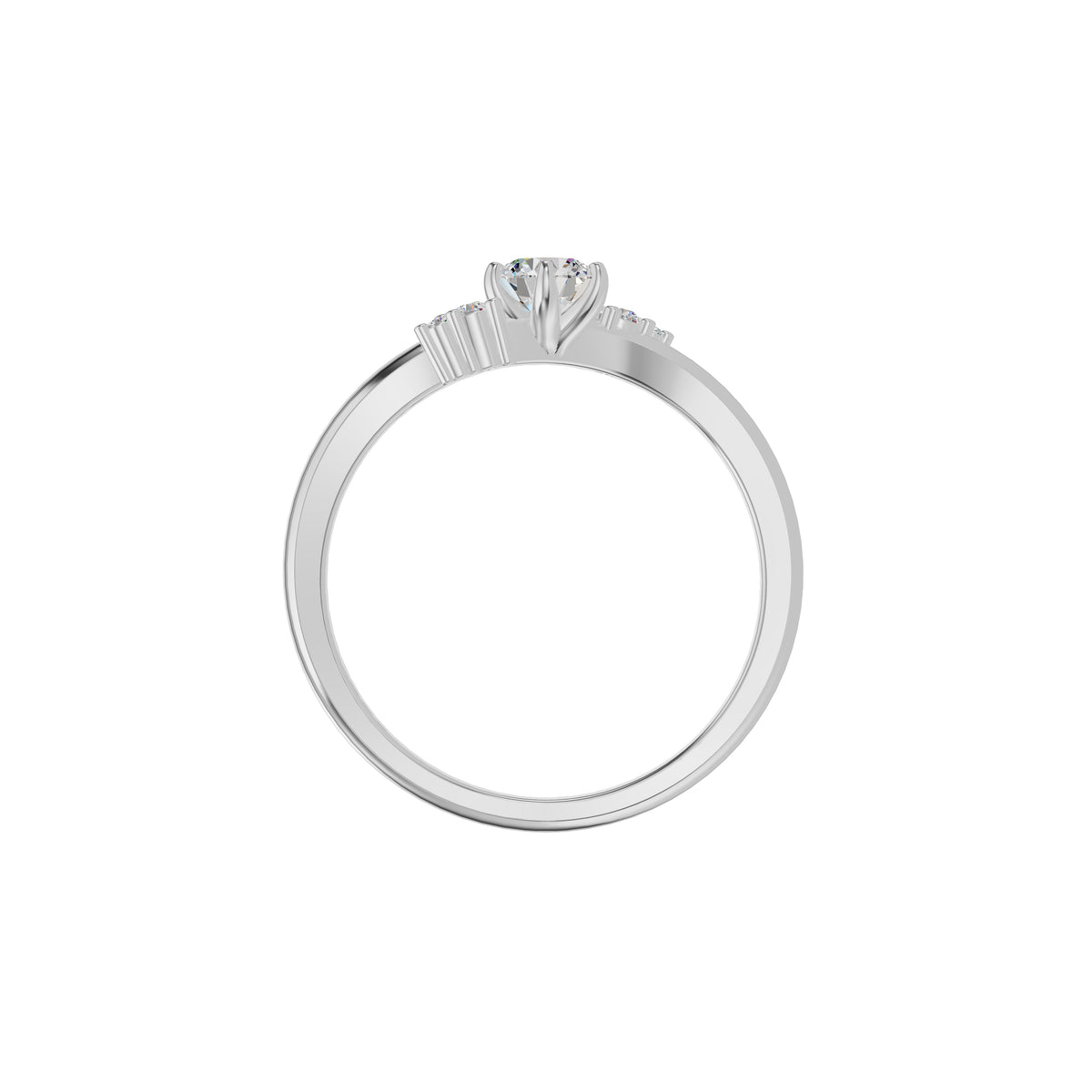 DLR002183 18 KT / White Gold / 18