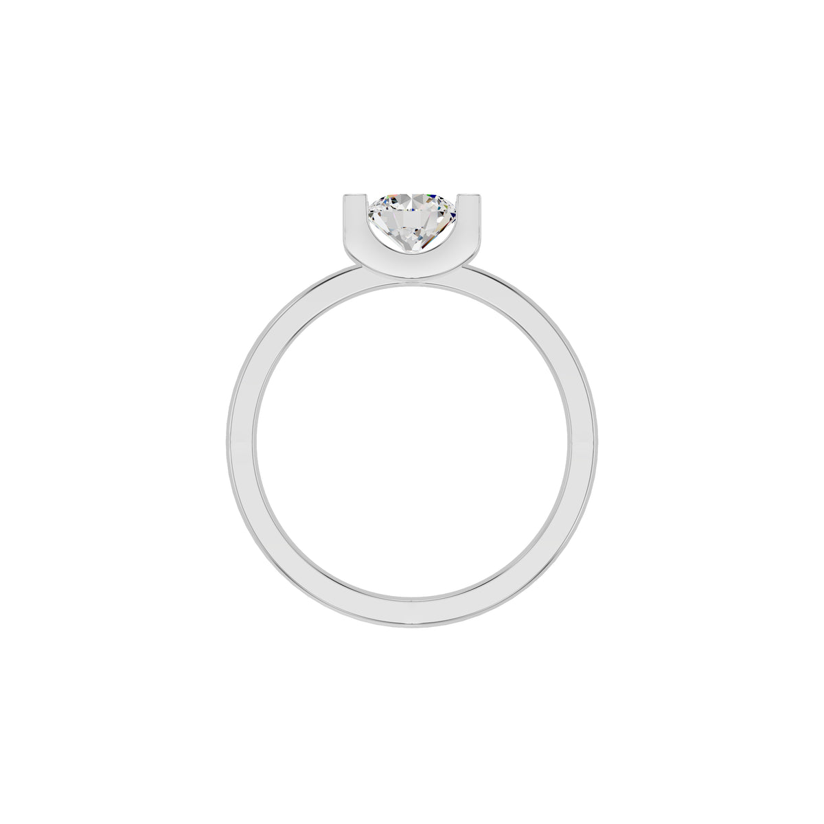 DLR002196 18 KT / White Gold / 18
