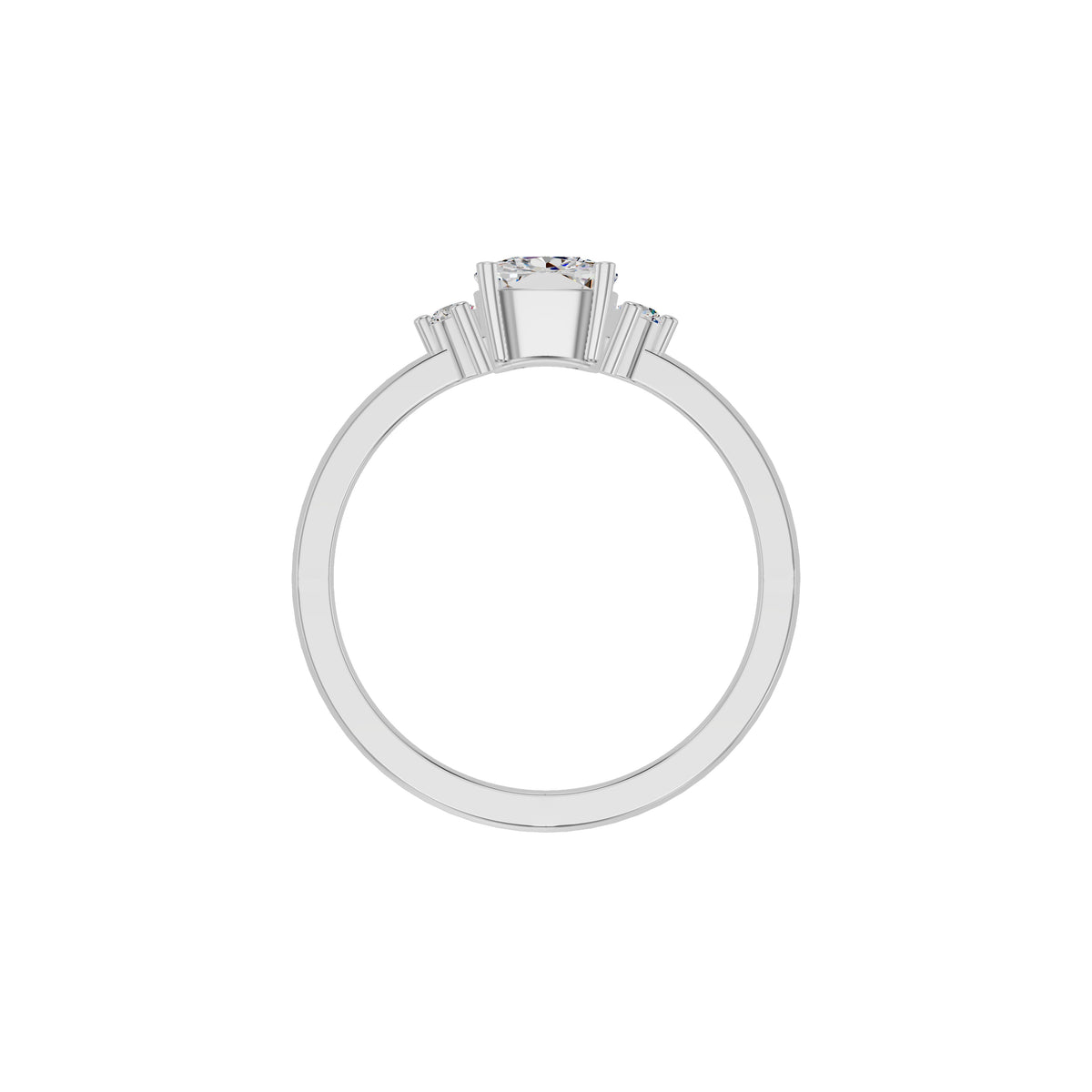 DLR002235 18 KT / White Gold / 18