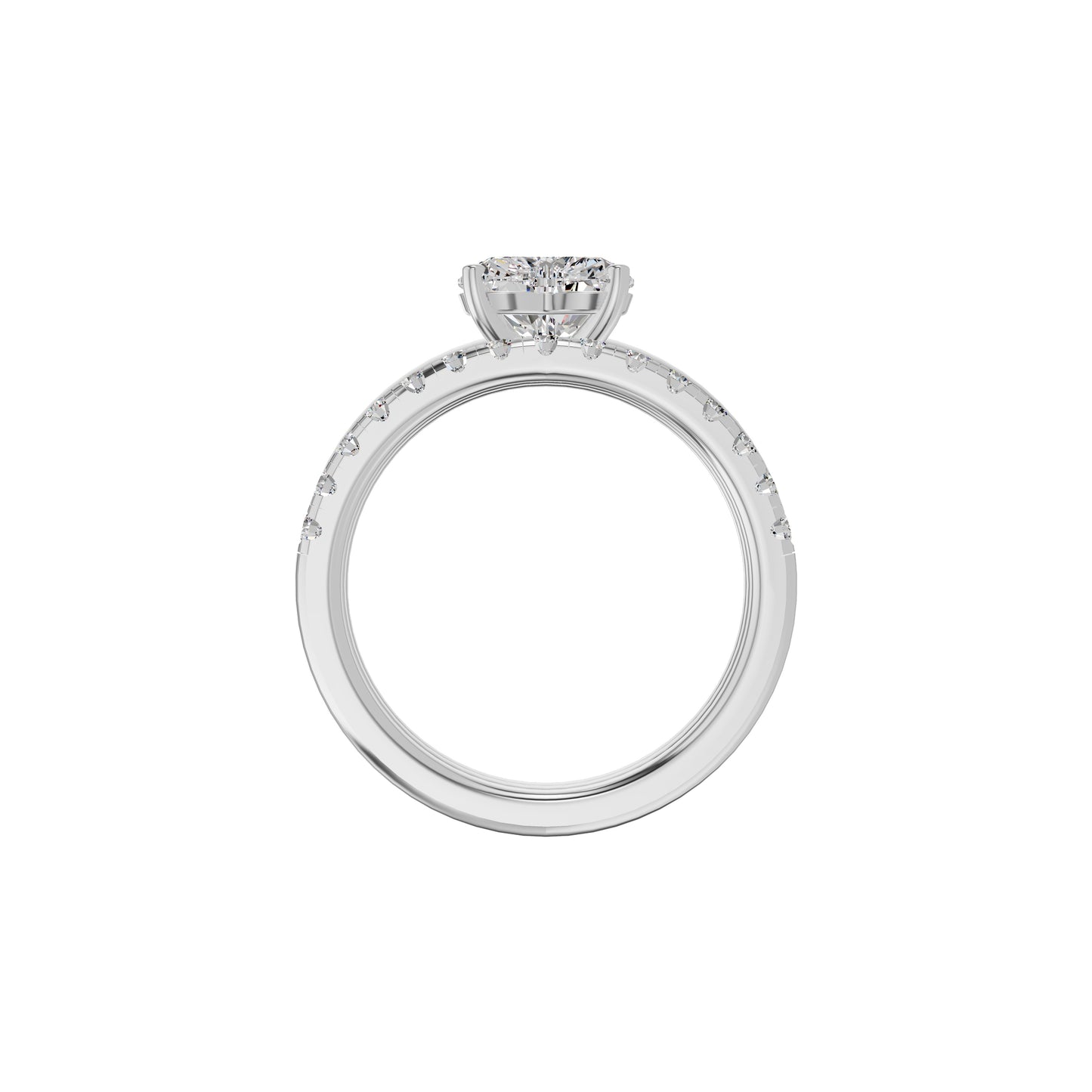 DLR002259 18 KT / White Gold / 18