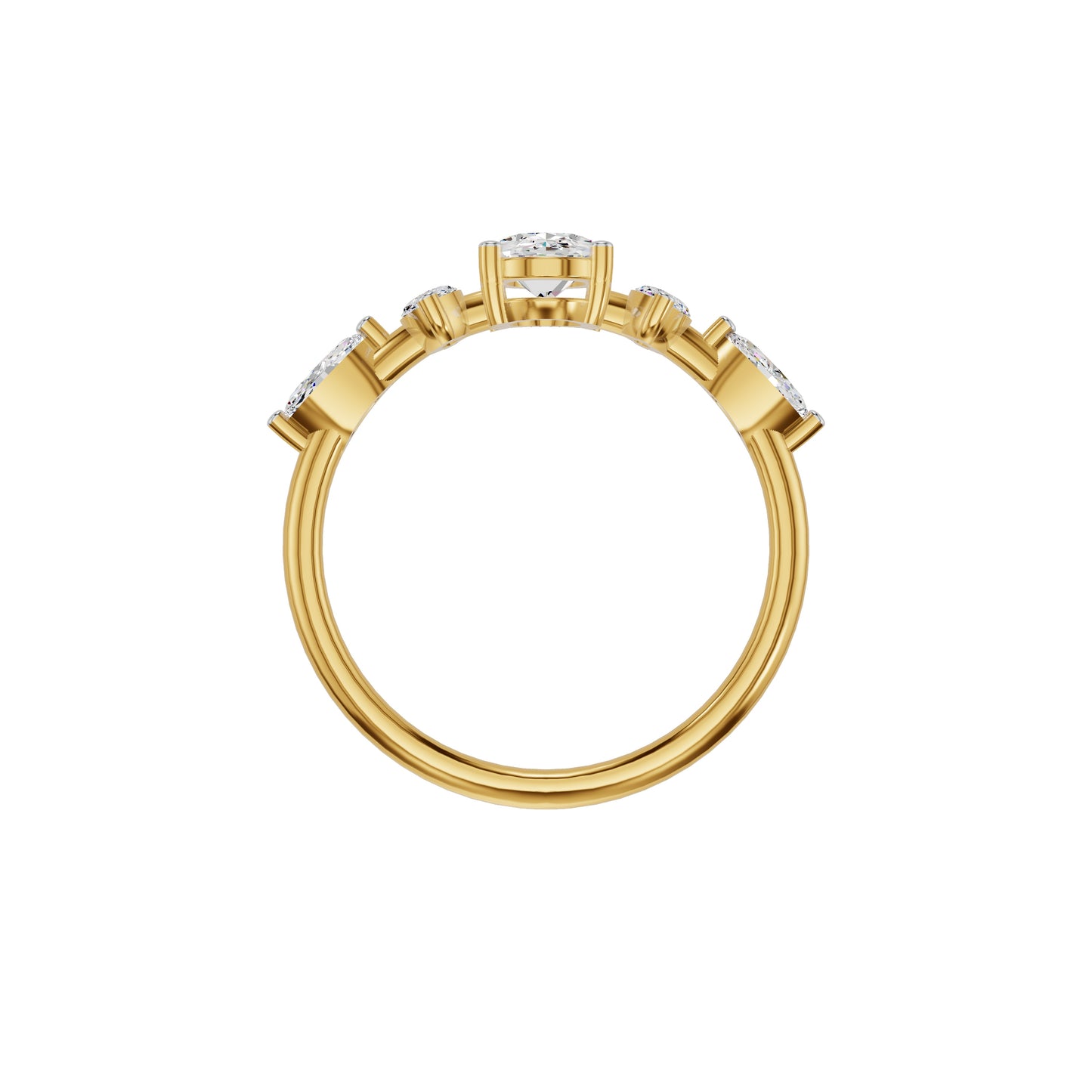 DLR002378 18 KT / Yellow Gold / 18