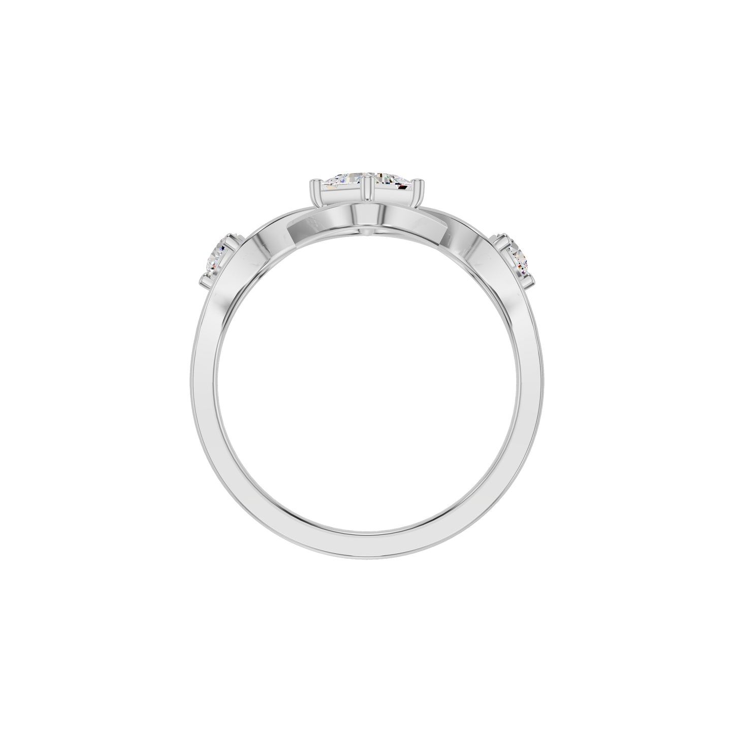 DLR002379 18 KT / White Gold / 18