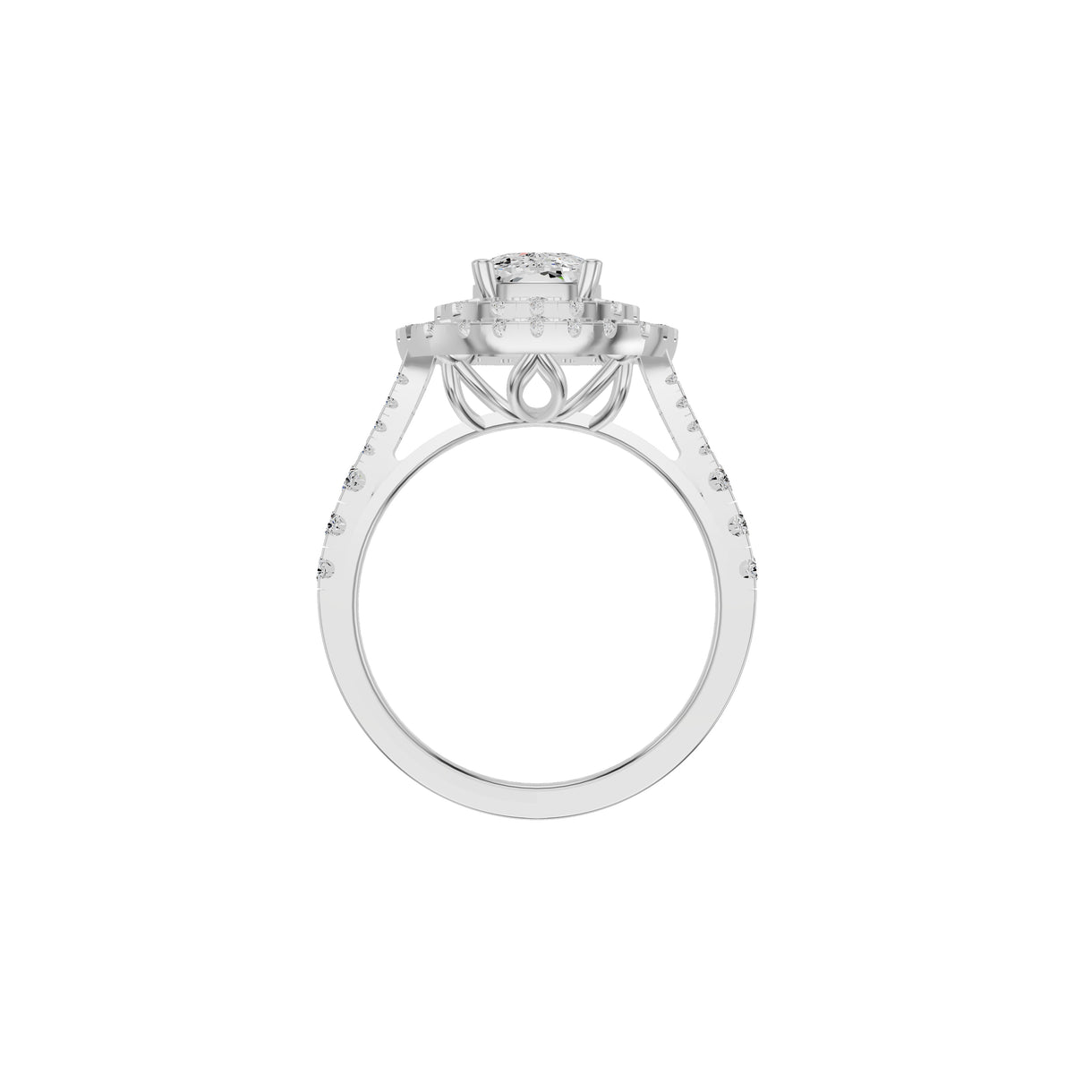 DLR002436 18 KT / White Gold / 18