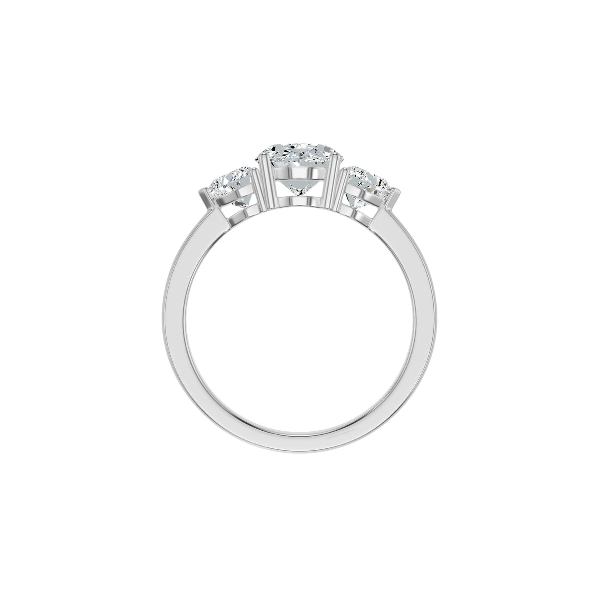 DLR002617 18 KT / White Gold / 18