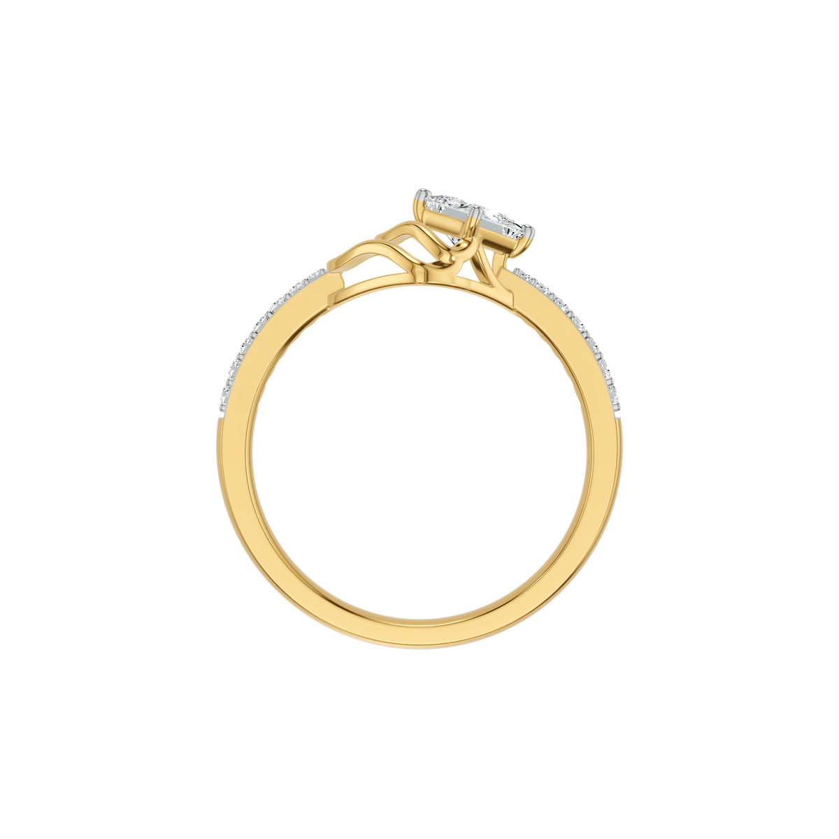 DLR002622 18 KT / Yellow Gold / 18