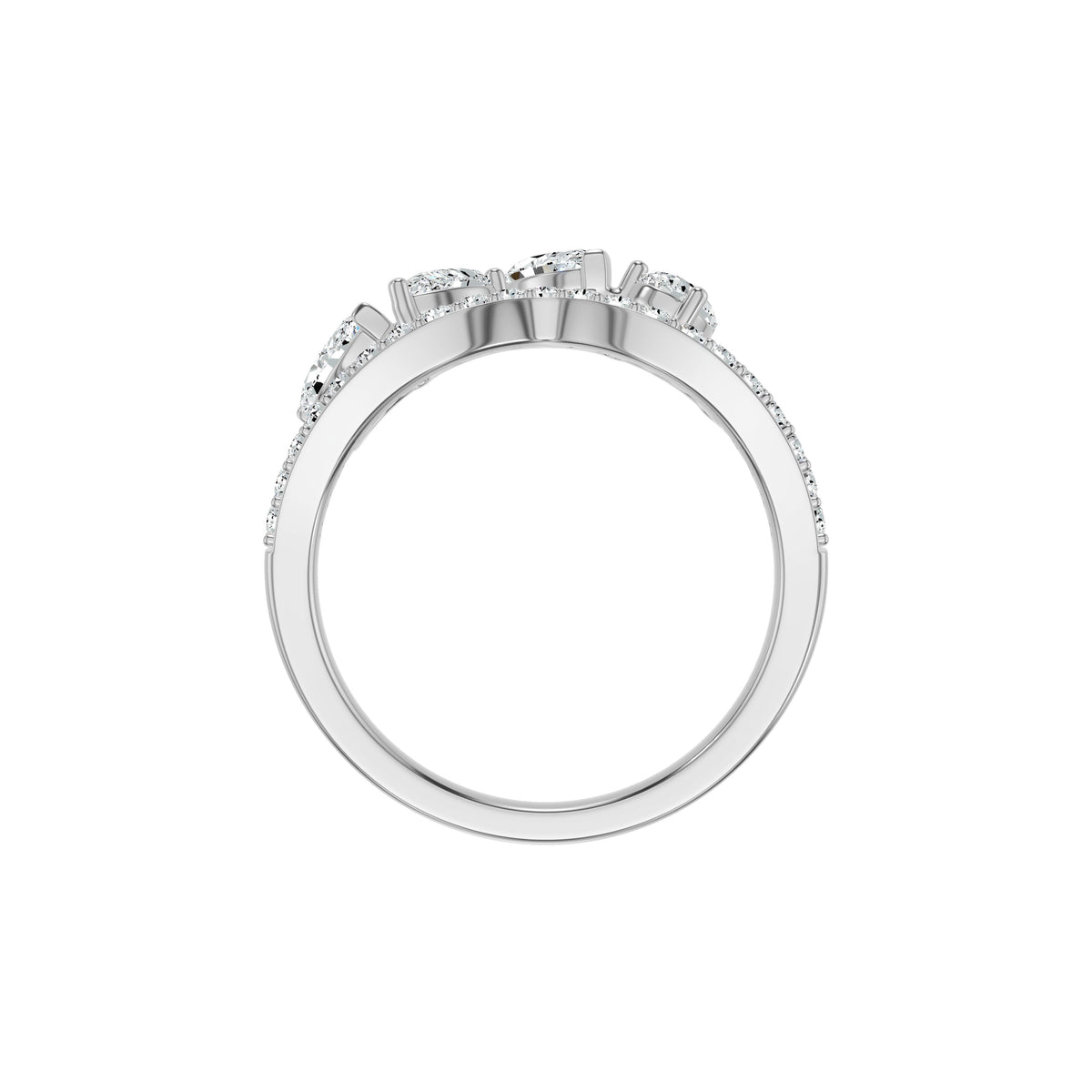 DLR002664 18 KT / White Gold / 18