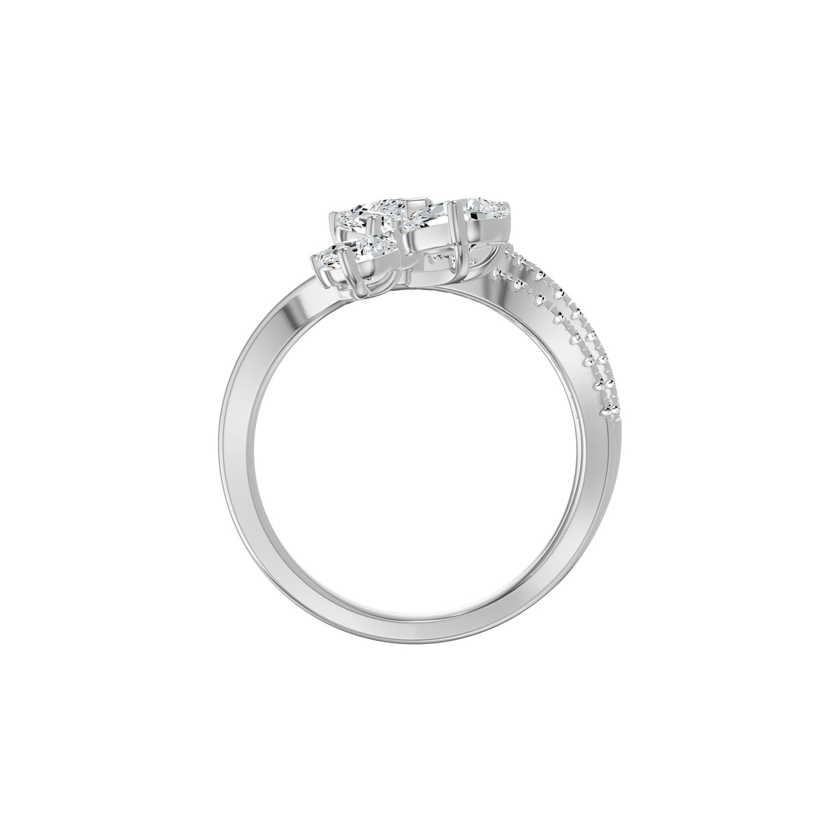 DLR002693 18 KT / White Gold / 18