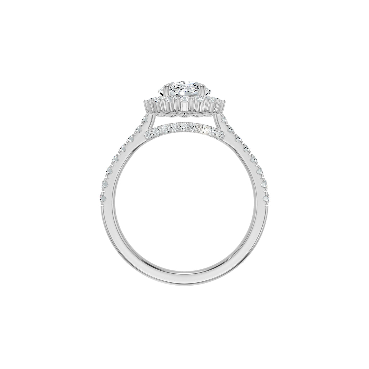DLR002807 18 KT / White Gold / 18