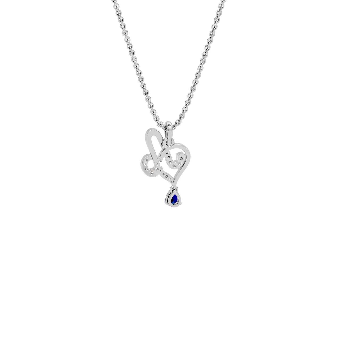Ambitious 'A' Diamond Pendant 18 KT / White Gold