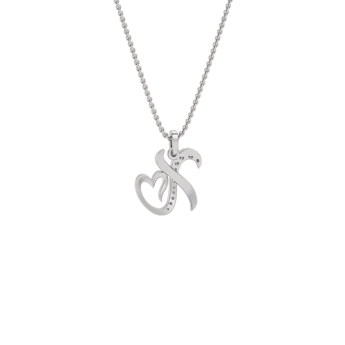 XOXO ‘X’ Diamond Pendant 18 KT / White Gold