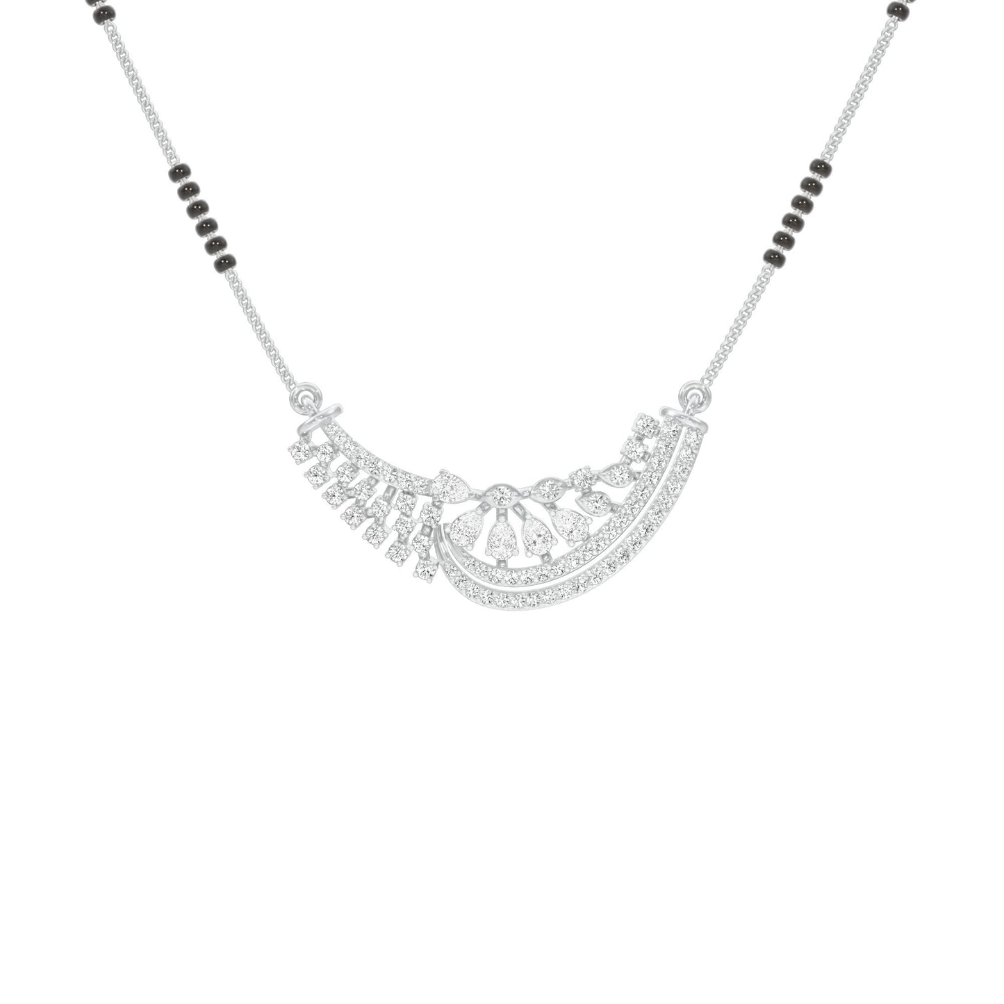 Blissful Connection Diamond Mangalsutra 18 KT / White Gold