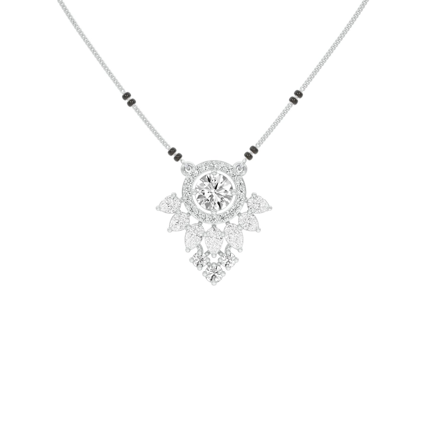 Nysa Diamond Mangalsutra 18 KT / White Gold