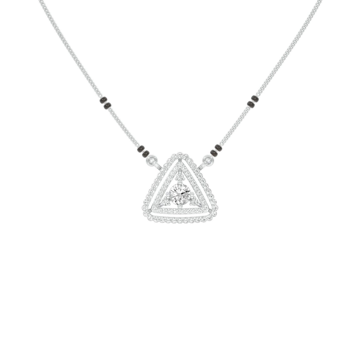 Eternal Bond Diamond Mangalsutra 18 KT / White Gold
