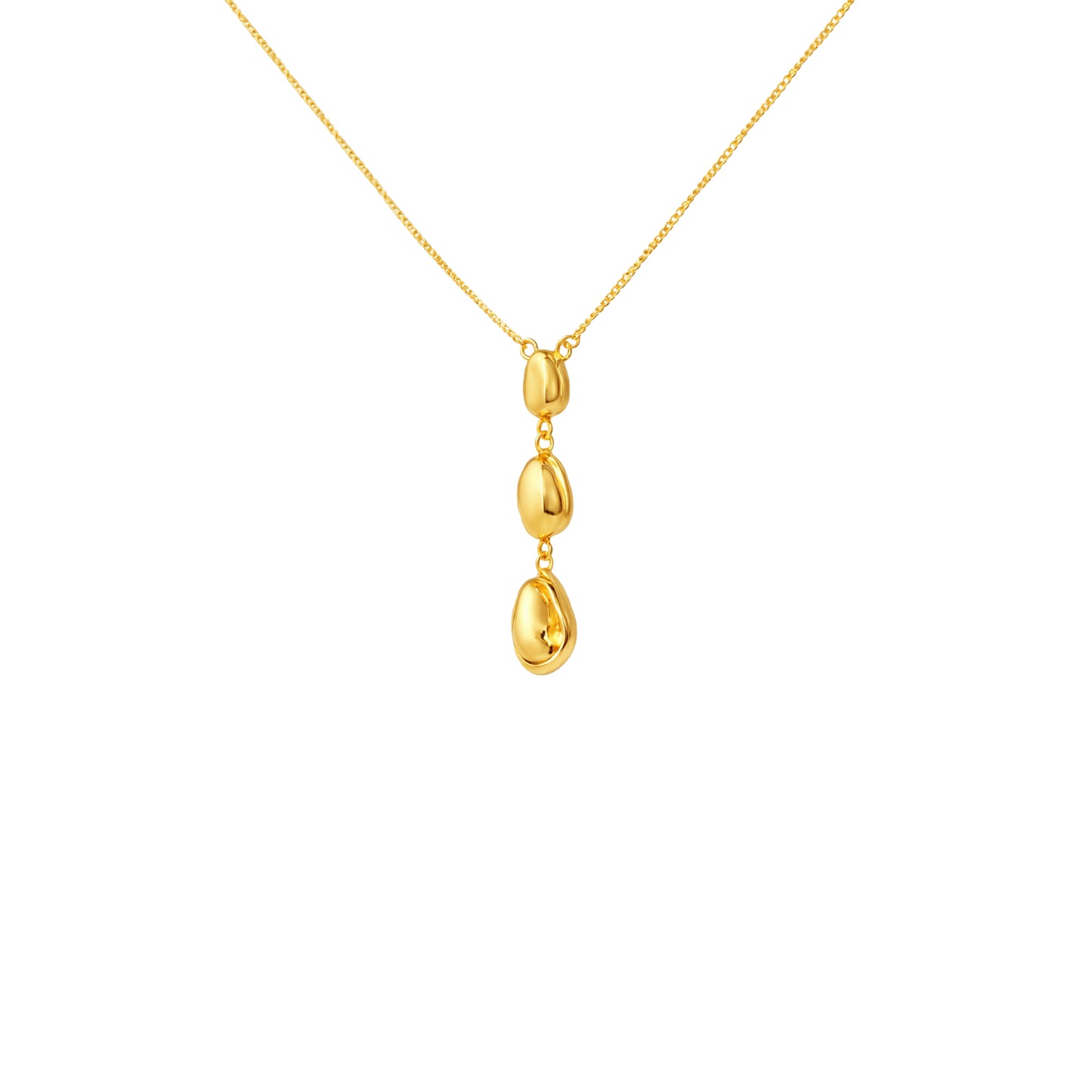 Golden Cascade Gold Necklace