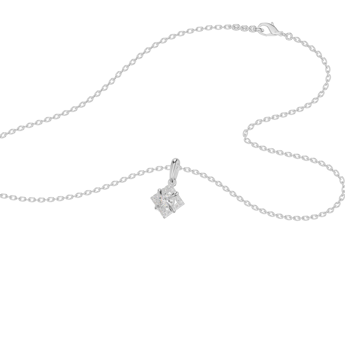 Astraquor Diamond Pendant 18 KT / White Gold