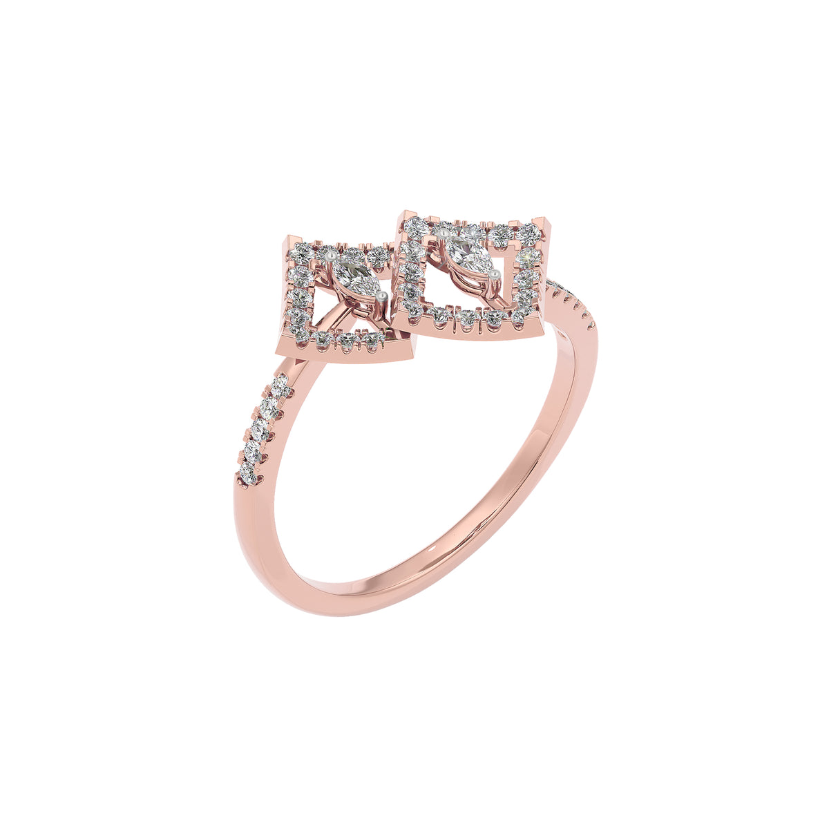 The Facet Aura Diamond Ring