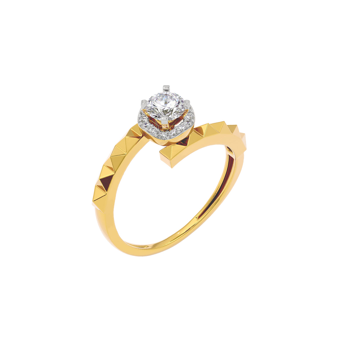 Eleni Diamond Solitaire Ring