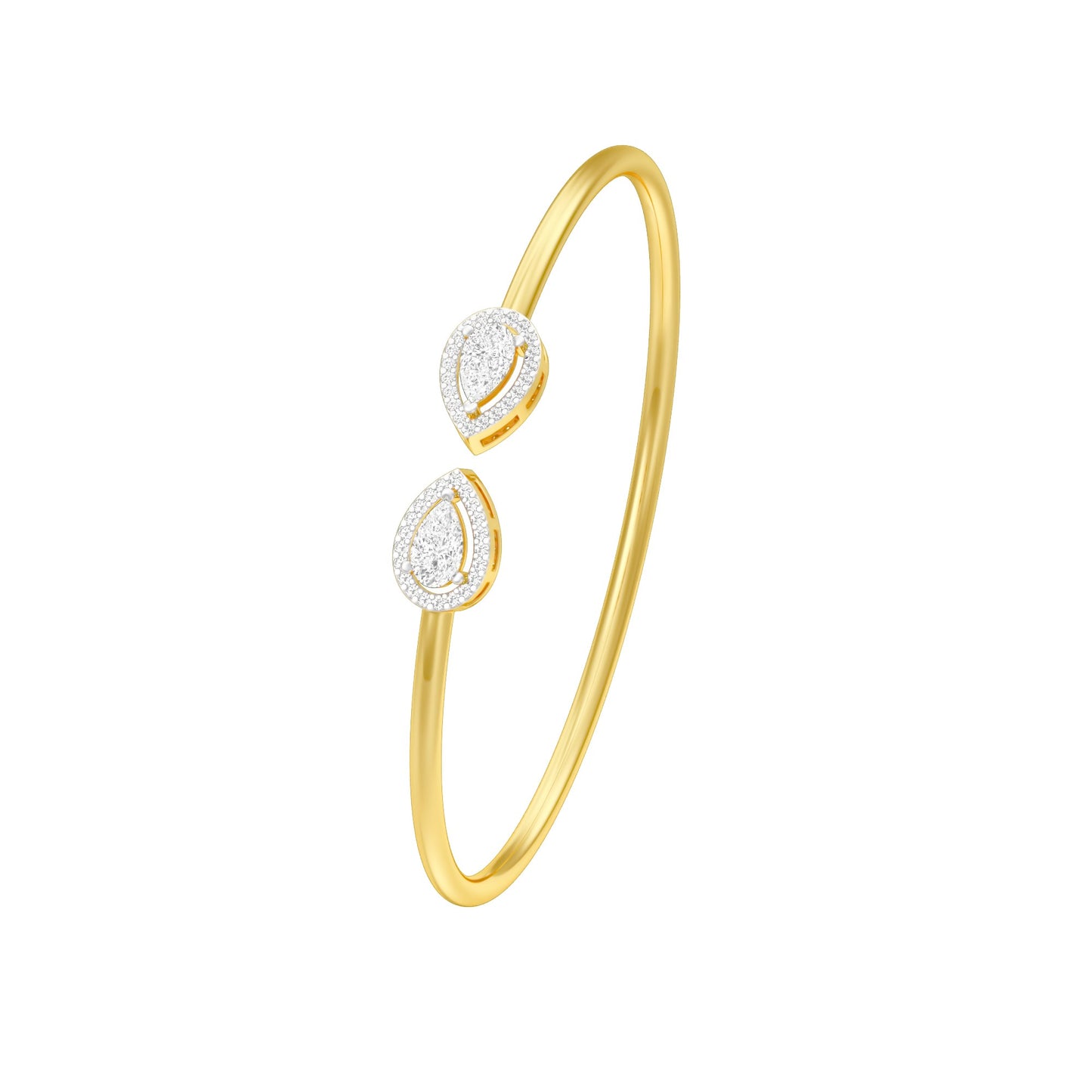 AuraLink Diamond Flexi Bracelet 18 KT / Yellow Gold