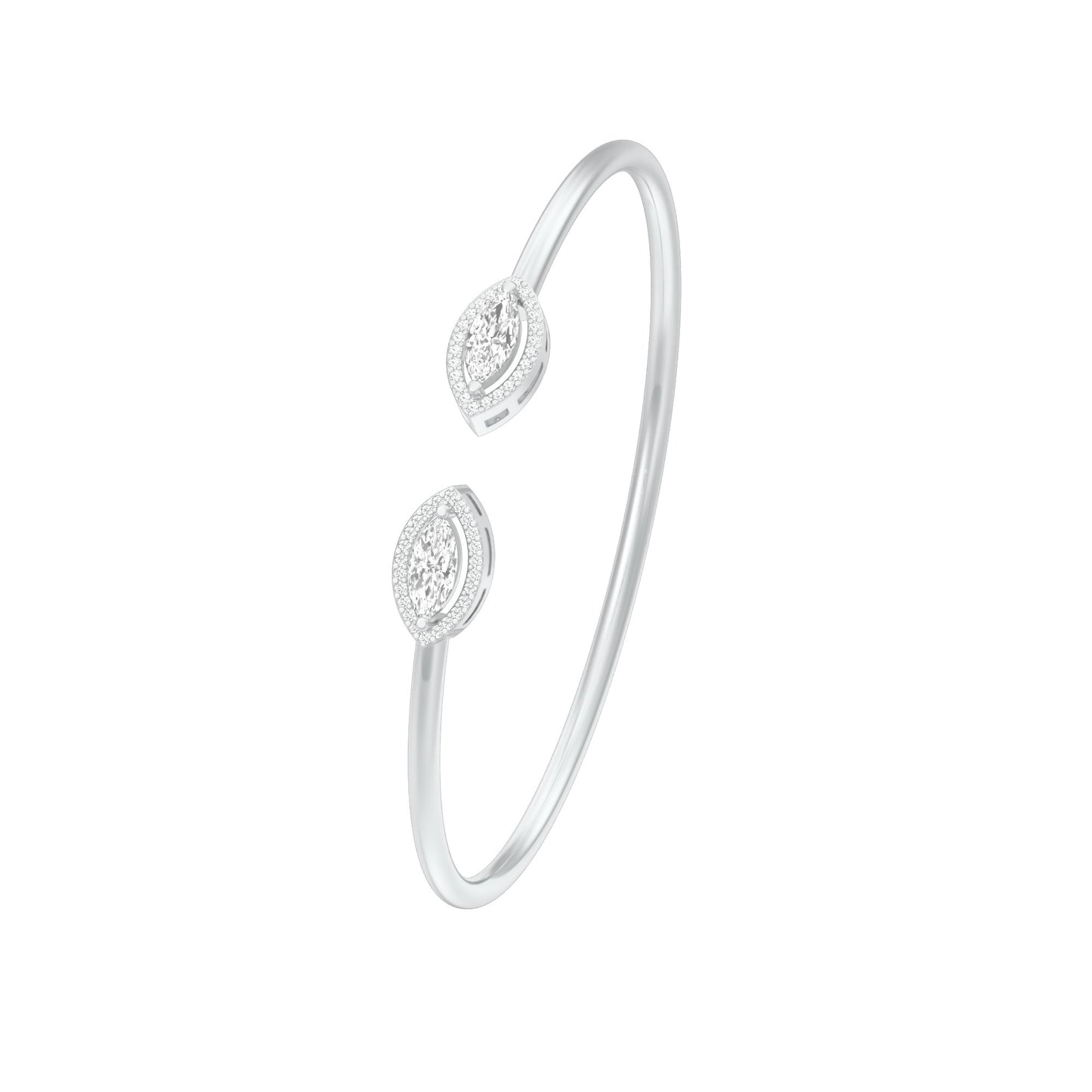 KI-BG00050-045 18 KT / White Gold
