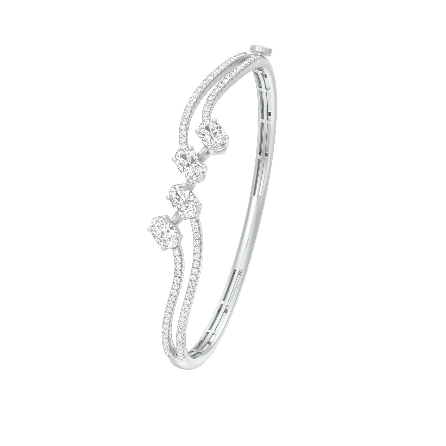 KI-BRL00035 18 KT / White Gold