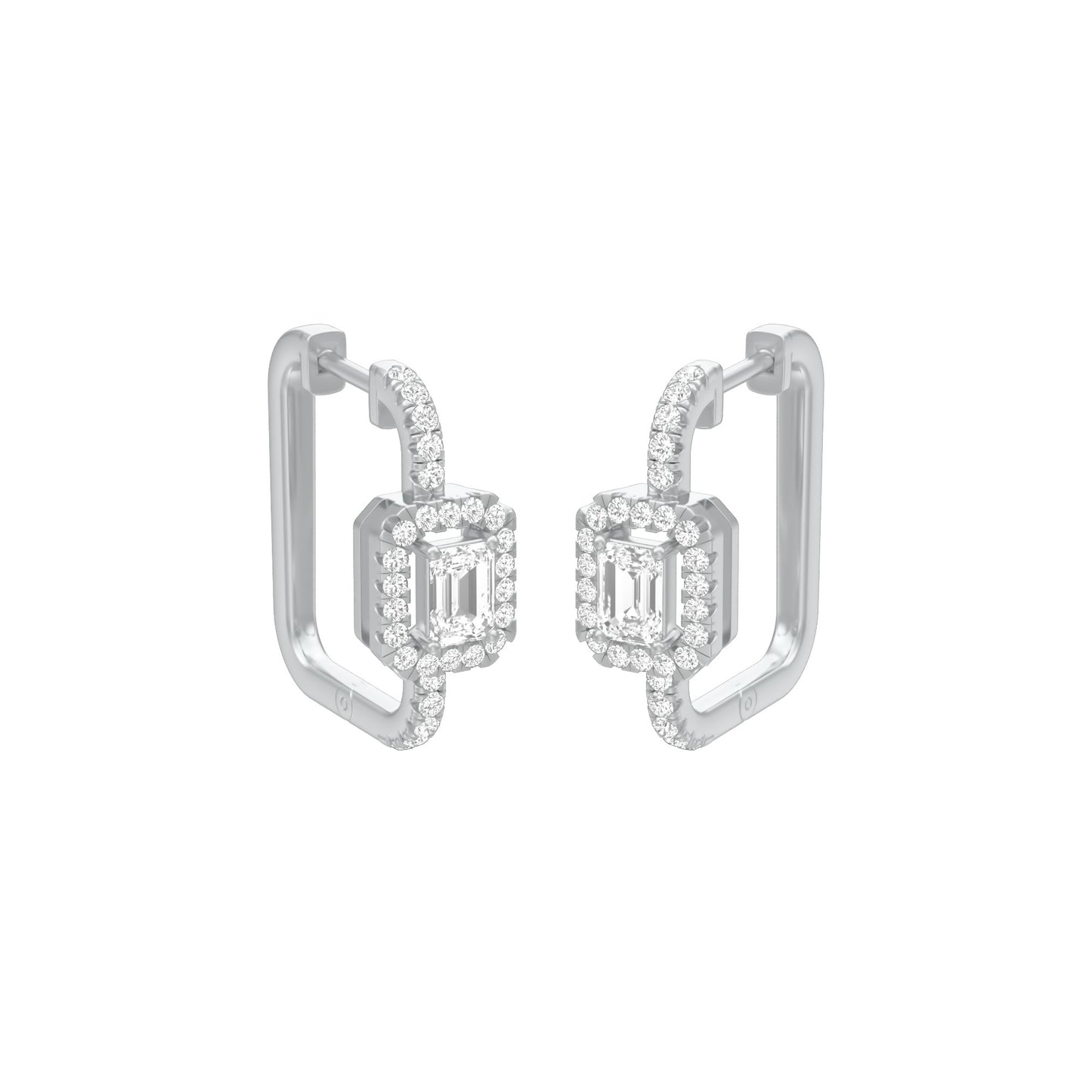 KI-ER00267-045 18 KT / White Gold