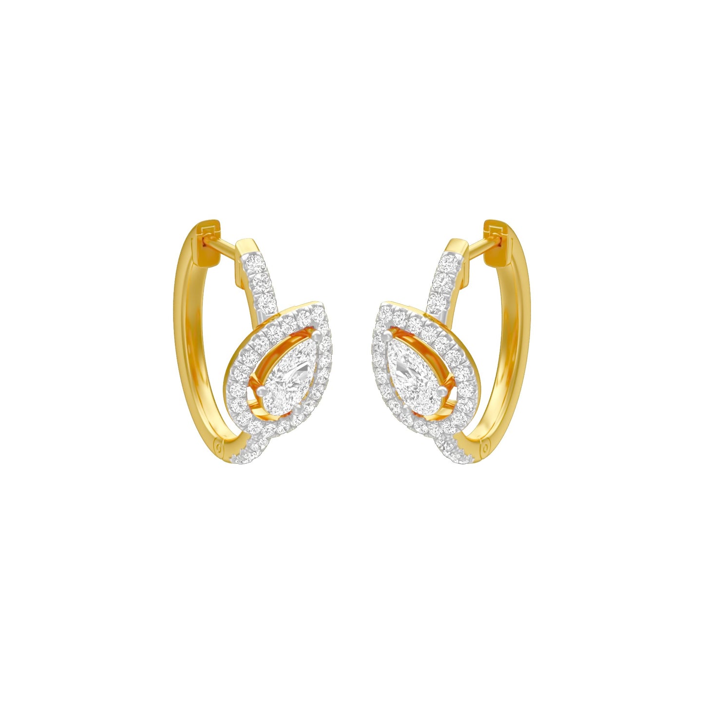 KI-ER00268-040 18 KT / Yellow Gold
