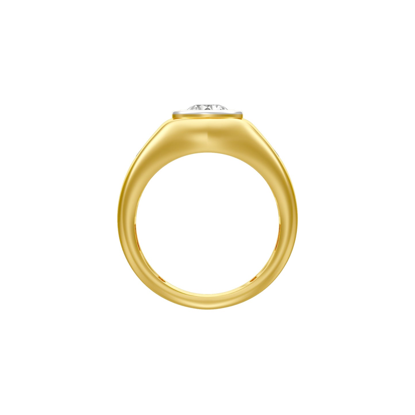 Glow Capsule Diamond Men's Ring
