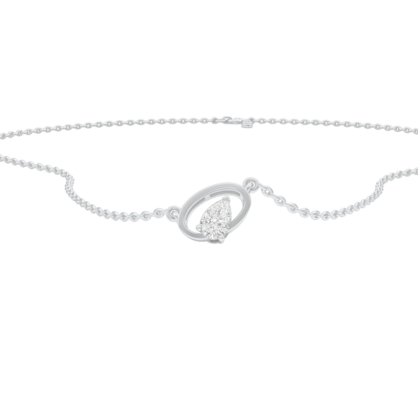 KI-PD00497-PE-025 18 KT / White Gold