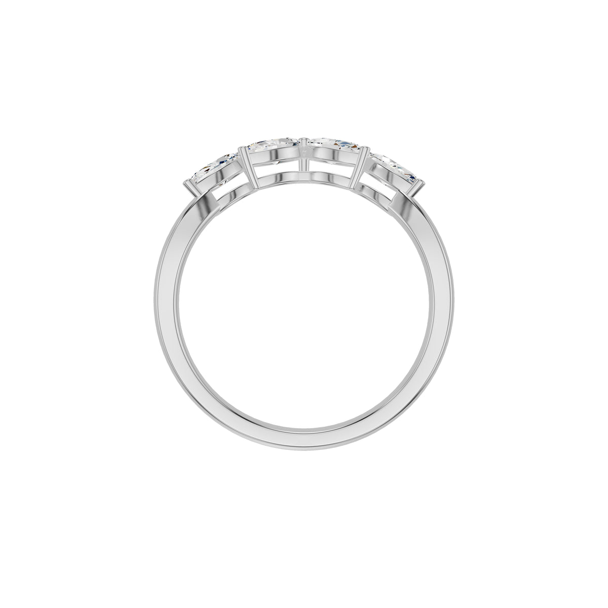 Tiara Marqusie Diamond Ring 18 KT / White Gold / 18