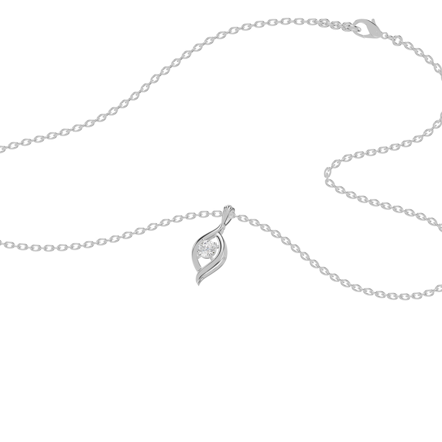 Apple of The Eye Diamond Pendant