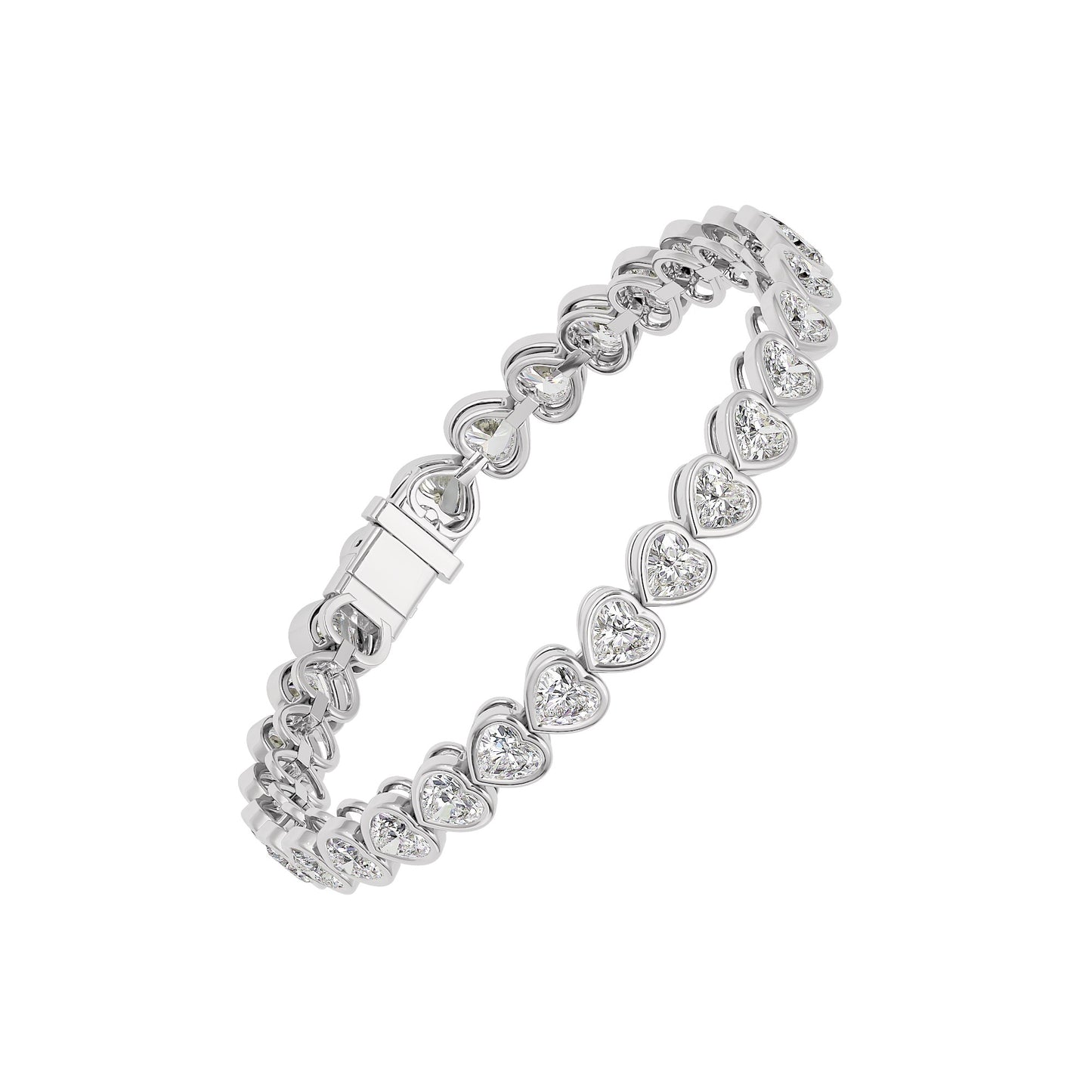 MJ-LB62125-2 18 KT / White Gold