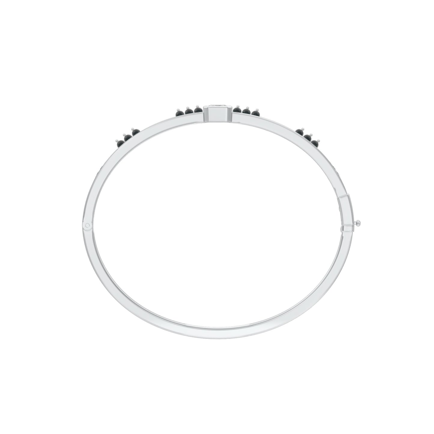 The Minimal Muse Diamond Mangalsutra Bracelet 18 KT / White Gold