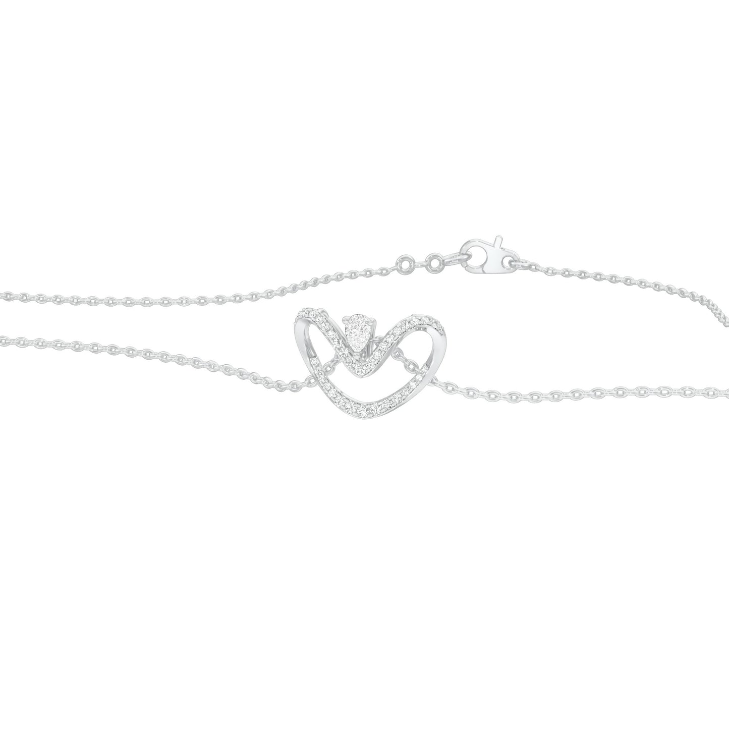 NJ-CNL0032 18 KT / White Gold