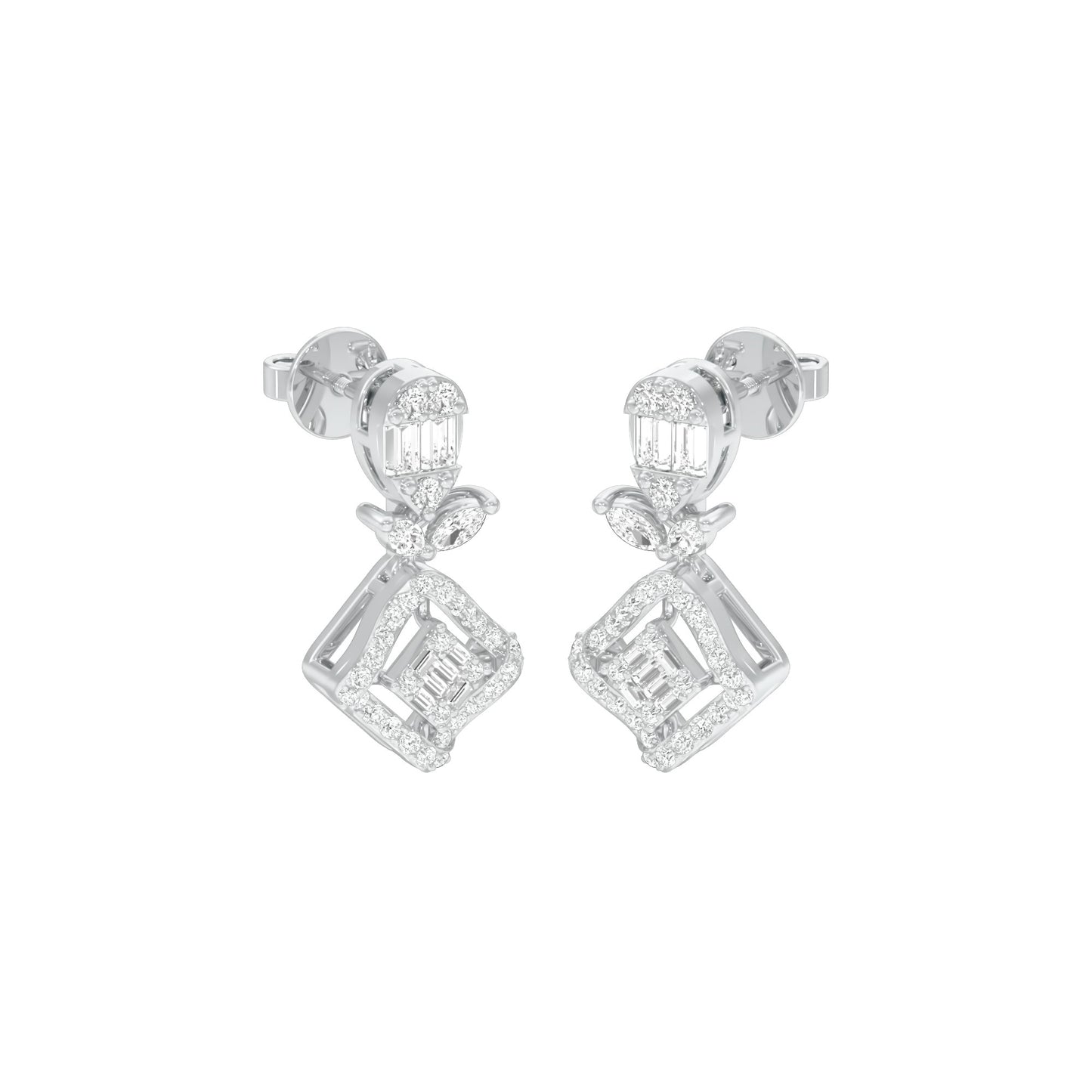 NJ-CNT0253 18 KT / White Gold