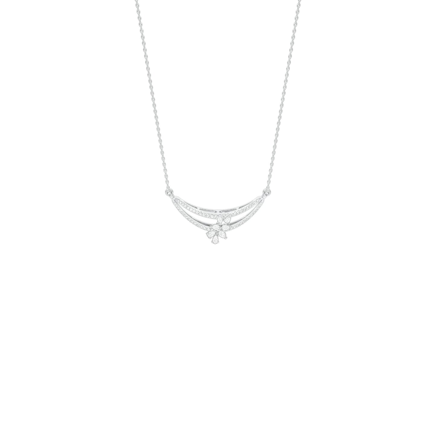 NJ-FPT0635 18 KT / White Gold