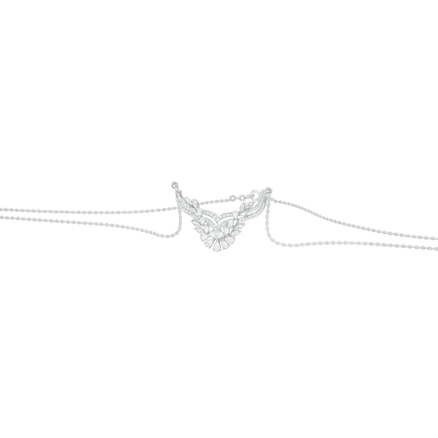 NJ-FPT0804 18 KT / White Gold