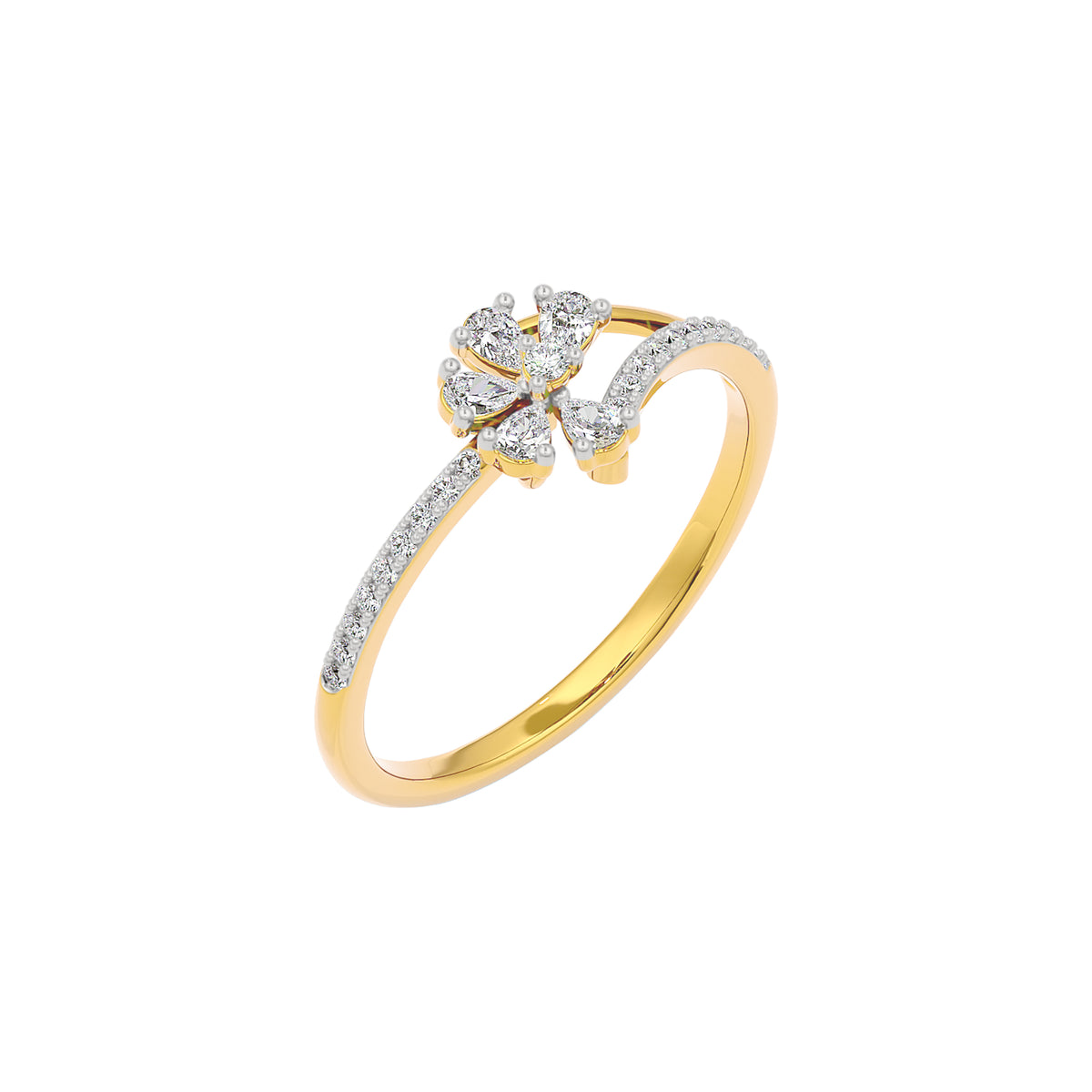 Navigate Diamond Ring 18 KT / Yellow Gold / 22