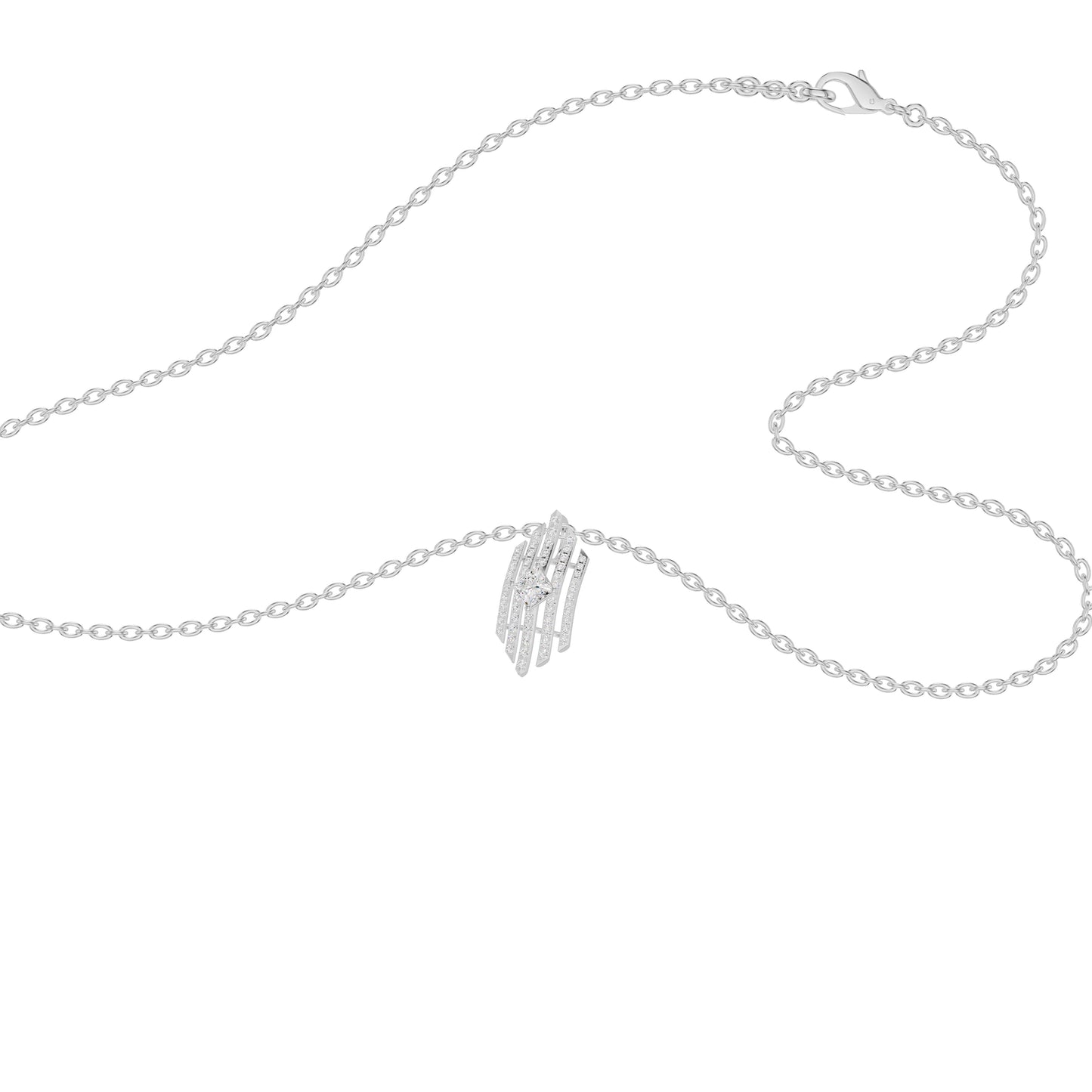 NJ-FSP0758 18 KT / White Gold