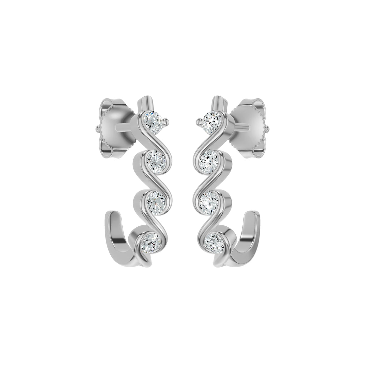 NJ-NMSER13101 18 KT / White Gold