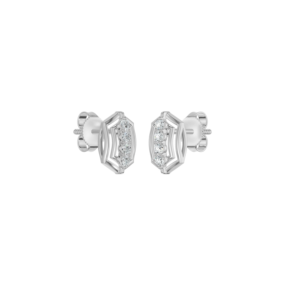 NJ-NSFPER18410 18 KT / White Gold