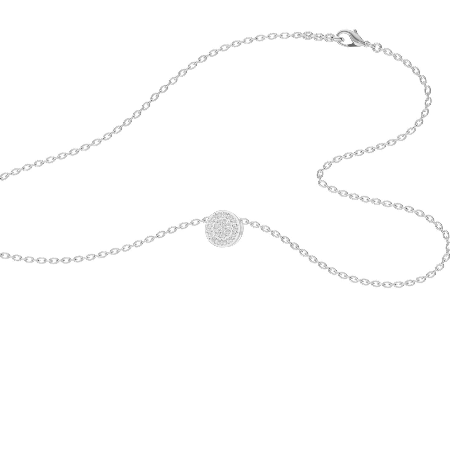 OJ-PS-5226PA 18 KT / White Gold