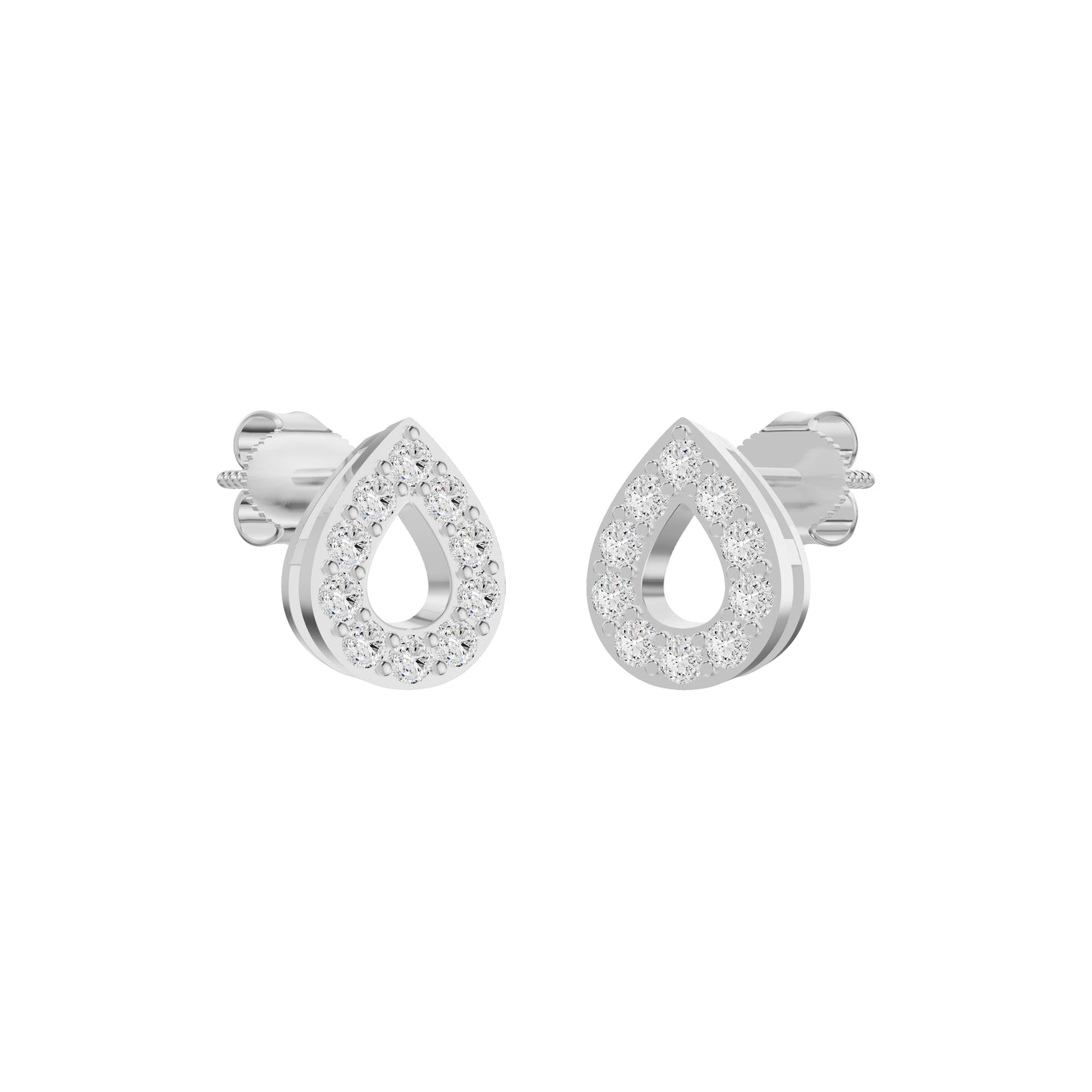 OJ-PS-5227EA 18 KT / White Gold