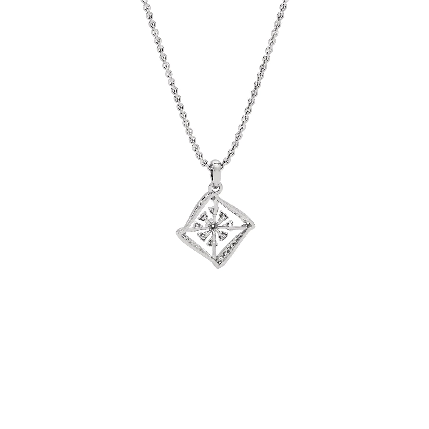 Lite Luxe Diamond Pendant 18 KT / White Gold