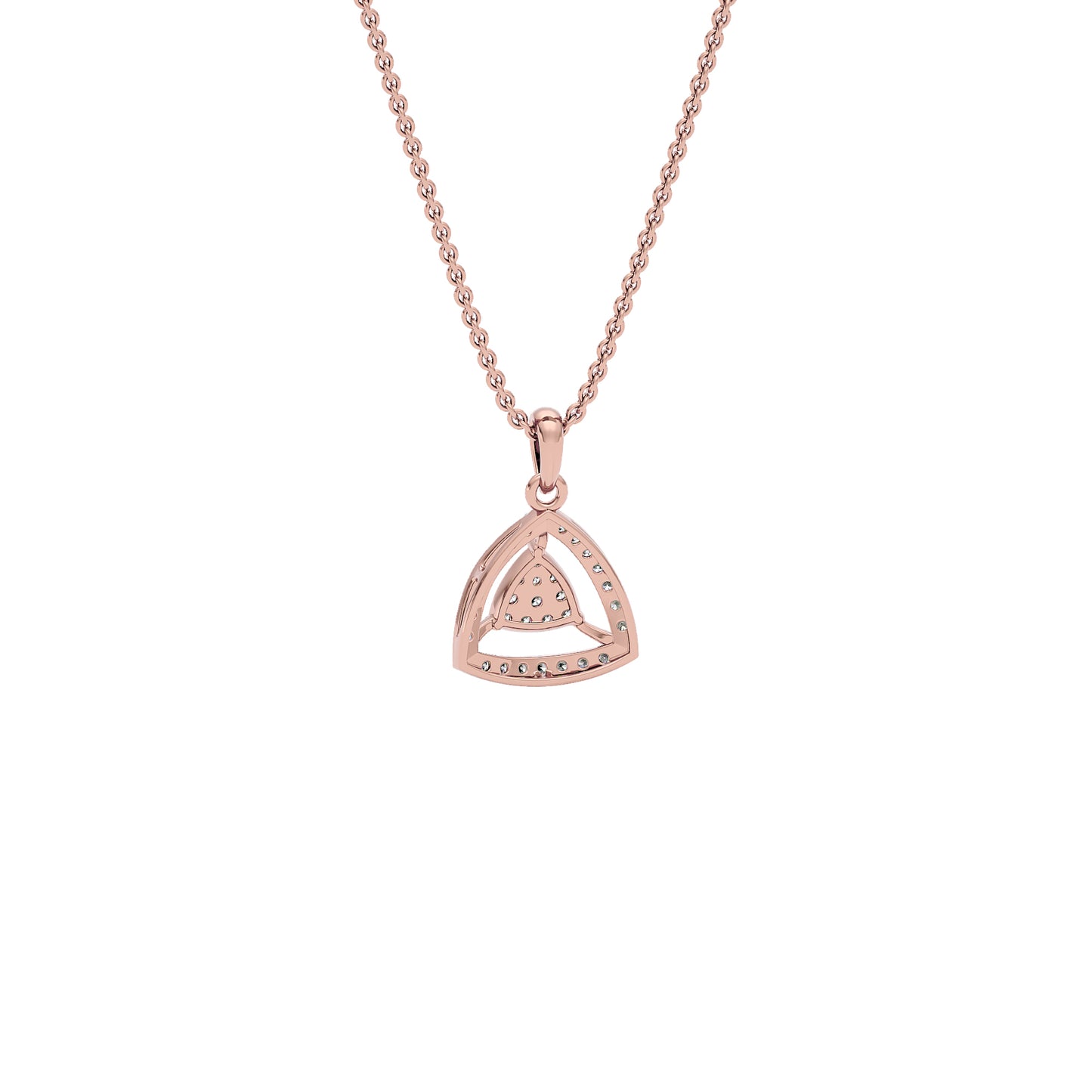 Opulent Angle Diamond Pendant
