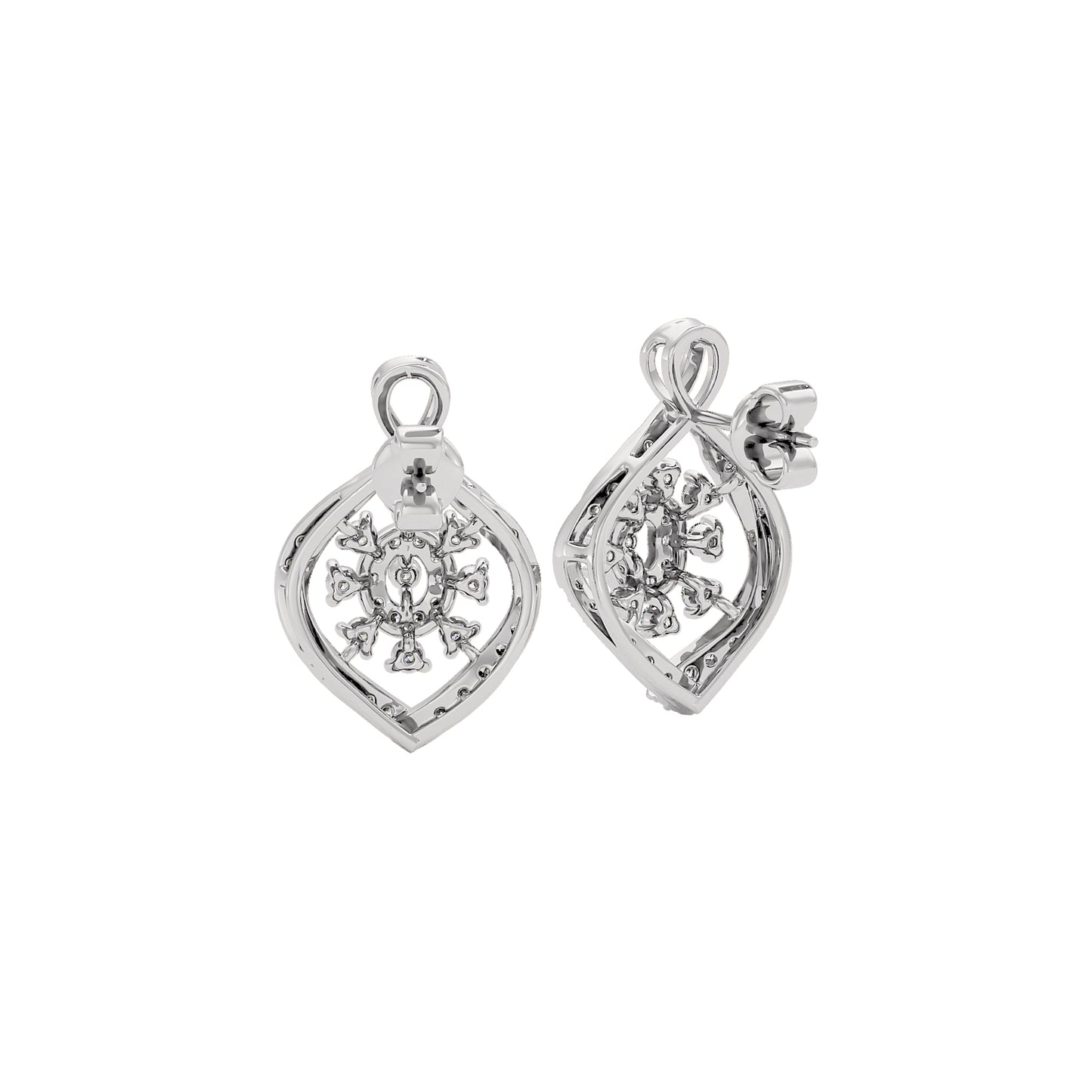 Thea Diamond Earrings 18 KT / White Gold