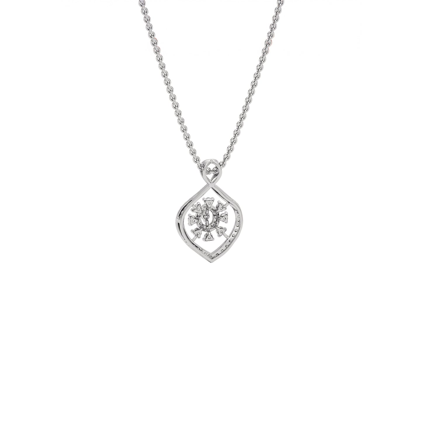 Thea Diamond Pendant 18 KT / White Gold