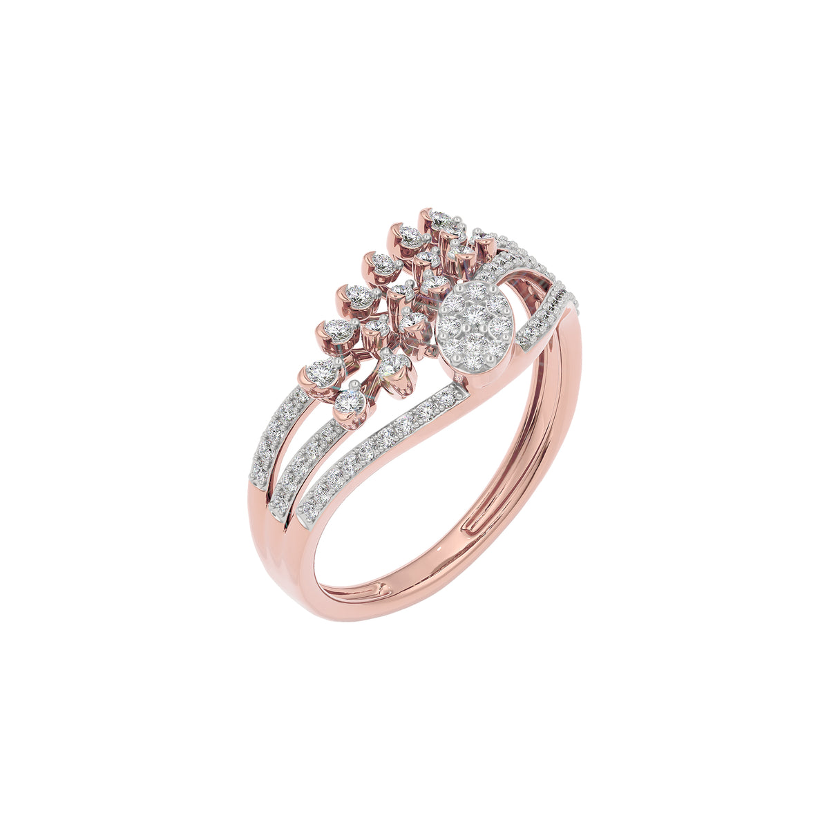 Joanne Diamond Ring 18 KT / Rose Gold / 22